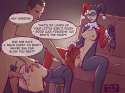 1703401 - Barbara_Gordon Batgirl Batman_(series) DC H1kar1ko Harley_Quinn.jpg