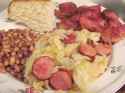black eyed peas, cabbage and summer sausage, fried hog jowl, and corn bread holla - Copy.jpg