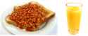 beans on toast and oj.jpg